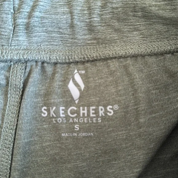 Women's Skechers Go Walk lightweight soft brushed joggers olive green pockets - Picture 13 of 13